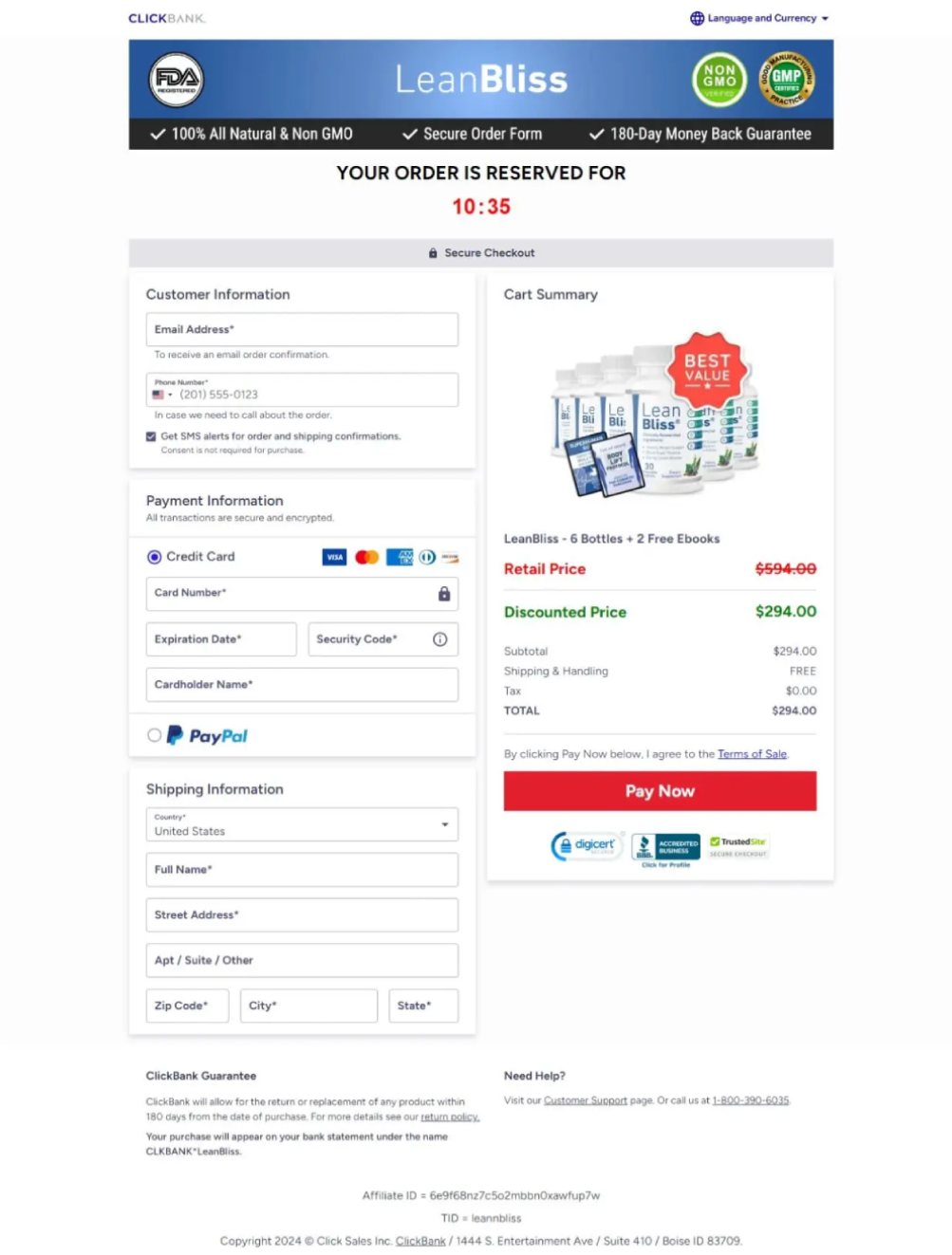 Secure online checkout with protected payment process and encrypted transaction safety